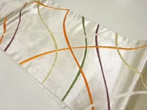 線描き模様刺繍名古屋帯